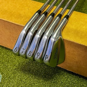 Used RH Titleist 620 MB Forged Irons 6-PW Project X 6.5 X-Stiff Steel Golf Set