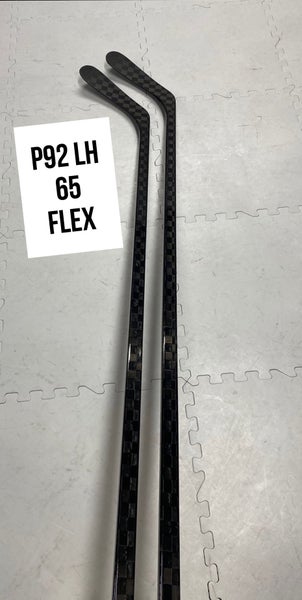 Senior(2x)Left P92 65 Flex 66” PROBLACKSTOCK Pro Black Out Unbranded Pro Stock Nexus Hockey Sticks