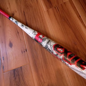 USED 2026 DeMarini Exile One Piece Alloy 33/30 (-3) BBCOR Alloy Baseball Bat