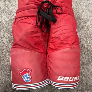 Large Senior Bauer Hockey Pants Pro Stock (Used)