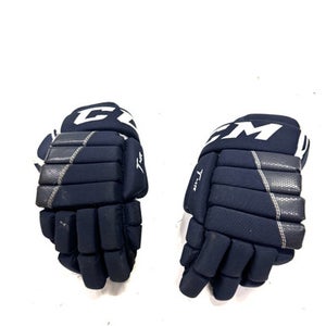 Used CCM 4R Junior Gloves Navy Blue 11" 11860-S000293490