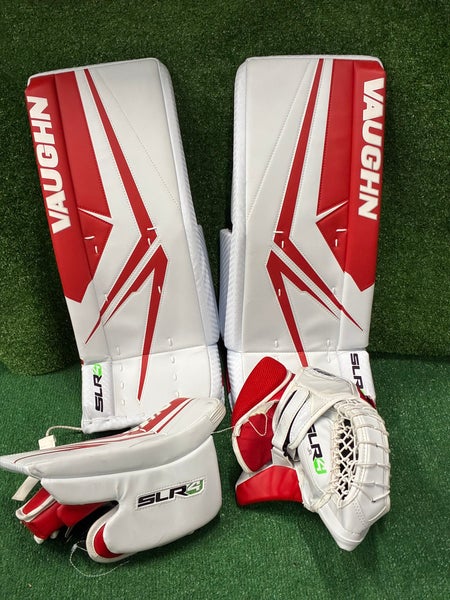 Red 24" Junior Vaughn SLR4 Pro Carbon Goalie Full Set Regular (Used)
