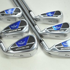 Callaway Big Bertha B21 5-PW Iron Set Senior Flex RH Catalyst Graphite # 198077