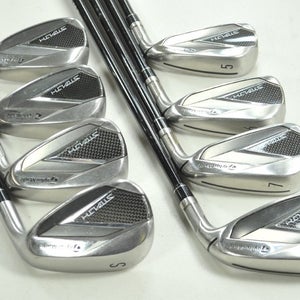 TaylorMade Stealth 5-PW,AW,SW Iron Set Senior Flex RH Ventus 5 Graphite # 198547