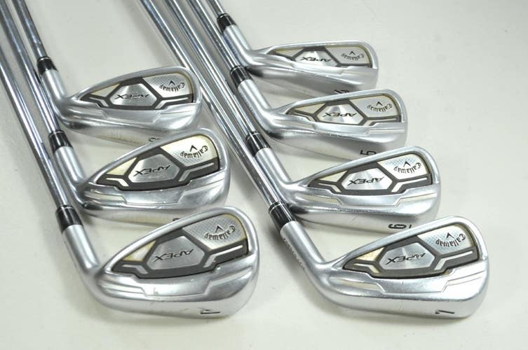 Callaway Apex CF 16 4-PW Iron Set Extra Stiff Flex Right Rifle 6.5 Steel #198649