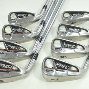 LEFT HANDED Titleist 710 AP1 4-PW Iron Set Stiff Flex NS Pro 105g Steel #198539