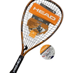 Used Head NEW CPS HEAT Adult Racquetball Racquet Orange Unknown 11884-S000048301