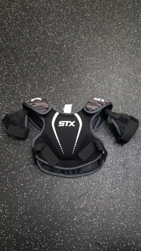 Used STX STALLION 75 Lacrosse Shoulder Pads Black SM 11849-S000029272