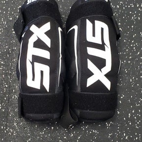 Used STX STALLION 50 Lacrosse Arm Pads/Guards Black LG 11849-S000029263