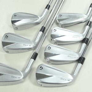LEFT HANDED TaylorMade P770 2023 4-PW Iron Set Stiff Flex KBS Tour Steel #198651
