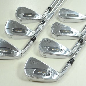 LEFT HANDED Callaway Rogue ST Pro 4-PW Iron Set Stiff Flex 105g Steel # 198617