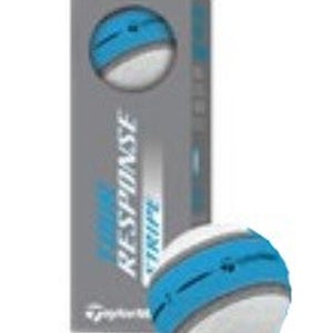 Taylor Made Tour Response Stripe Golf Balls (Neon Blue, 3pk) 1 Sleeve 2025 NEW
