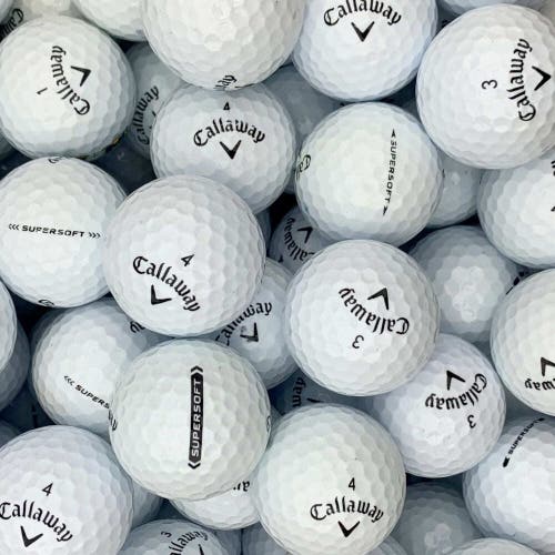 40 Pack Of Callaway Super-Soft Golf Balls (Grade AAA) (Used)