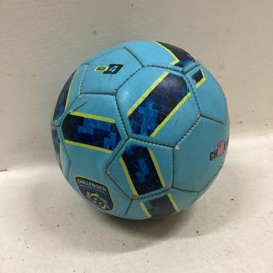 Used CHALLENGER SPORTS SOCCER BALL All Size Soccer Ball Royal Blue 4 11725-S000487913