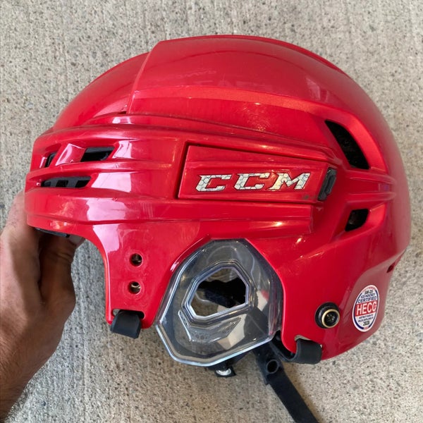 Red Medium CCM Super Tacks X Helmet (Used)