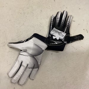 Used Under Armour FOOTBALL GLOVES FB Gloves Black MD 11725-S000487976