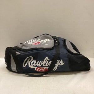 Used Rawlings LARGE CARRY BAG BB/SB Player Carry Bag Navy Blue 11725-S000486446