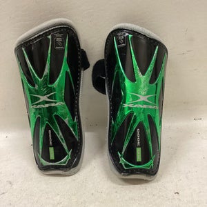 Used Soccer Shin Guards Adult Green And Chrome MD 11725-S000486456