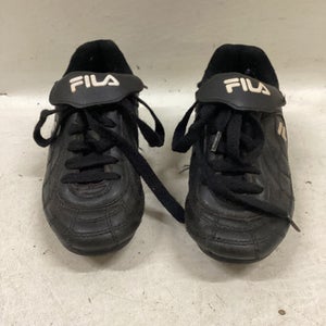 Used Fila Soccer Cleats Black Youth 10.5 11725-S000486460