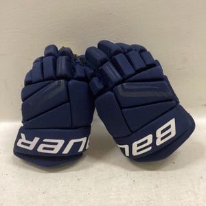 Used Bauer GLOVES Junior Gloves Black 10" 11725-S000486477