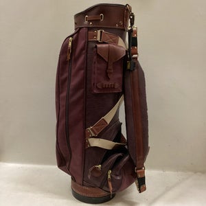 Used Belding BUSHWACKER Mens Cart Bag Maroon 11725-S000487499