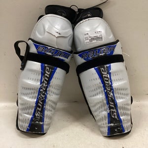 Used Bauer SUPREME Senior Shin Guards White 13" 11725-S000487525