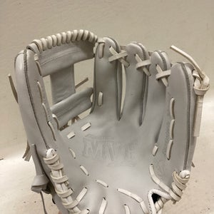 Used Mizuno GMVP 1250SF2DW RH Throw Fastpitch Gloves White 11 3/4" 11725-S000487632