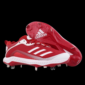 Adidas Icon 6 Bounce (US Size 14) Mens Red Baseball Cleats NEW