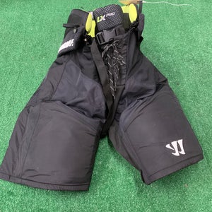 Black Senior Medium Warrior Alpha LX PRO Hockey Pants (Used)
