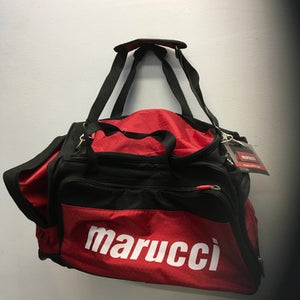 Used Marucci DUFFLE BAG BB/SB Team Carry Bag Black And Red 11443-S000195599