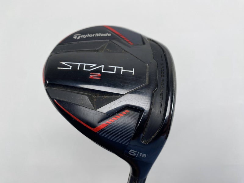 TaylorMade Stealth 2 5 Fairway Wood 18* Fujikura Speeder NX Red 50g Senior RH