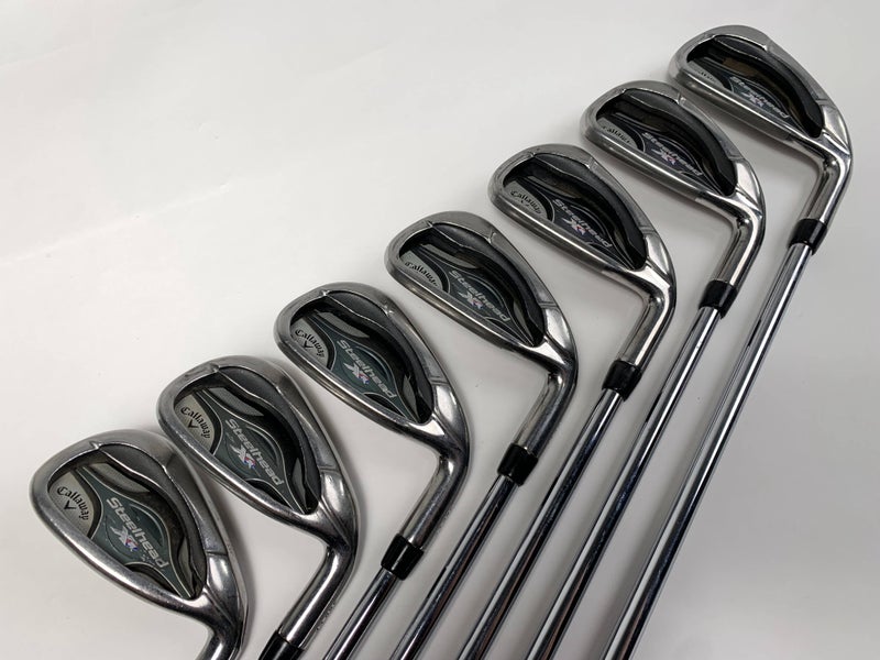 Callaway Steelhead XR Iron Set 4-PW XP 105 ST15 X100 Extra Stiff Steel Mens RH