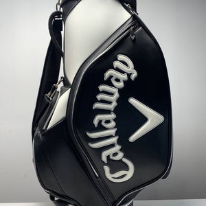 Callaway Rogue Display Staff Bag Black White 6-Way Divide Single Strap Golf Bag