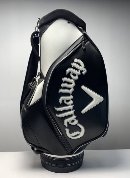 Callaway Rogue Display Staff Bag Black White 6-Way Divide Single Strap Golf Bag