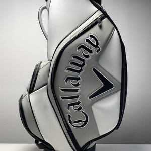 Callaway Display Staff Bag White Black 6-Way Divide No Strap Golf Bag