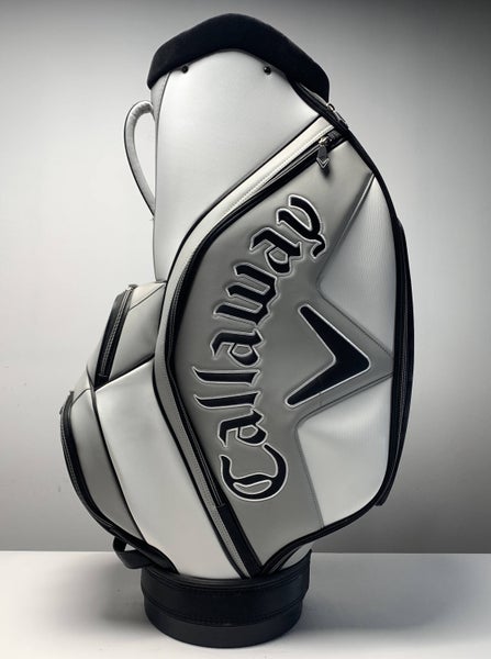 Callaway Display Staff Bag White Black 6-Way Divide No Strap Golf Bag