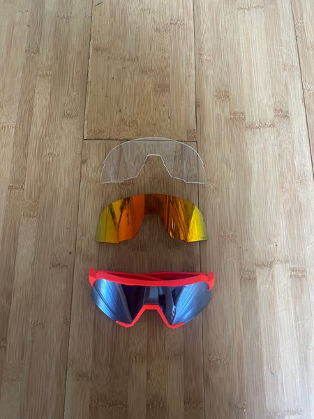 Unisex Medium/Large 100% S3 Sunglasses (includes All 3 Lenses) (Used)