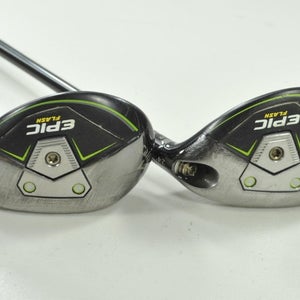Callaway Epic Flash 4and 5 Hybrid Set Stiff Flex Right Tensei Graphite # 198835