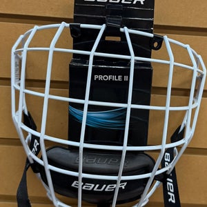 Large  Bauer Profile II Facemask Full Cage (New)