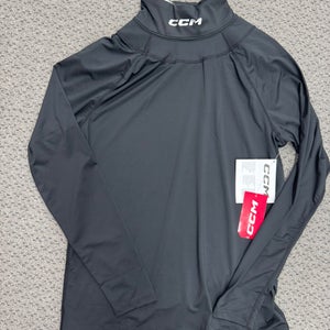 CCM Senior Large Long Sleeve Neck Protection Shirt