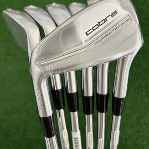 NEW LH Cobra King Forged Tec 23 One Length Iron Set 5-G