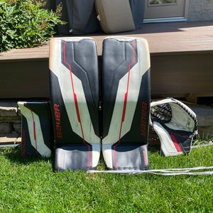 Bauer shadow full set goalie gear