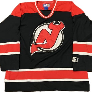 New Jersey Devils Fashion STARTER NHL Hockey Jersey Size L