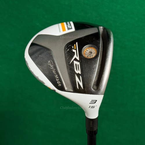 TaylorMade RBZ Stage 2 15 Fairway 3 Wood Matrix RocketFuel 60-S Graphite Stiff