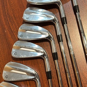 Men's 2025 TaylorMade P790 Right Handed Iron Set Stiff Flex  Steel Shaft (New)
