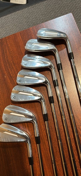 Men's 2025 TaylorMade P790 Right Handed Iron Set Stiff Flex  Steel Shaft (New)