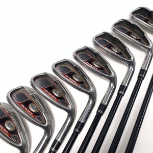 TaylorMade Burner Plus Iron Set 6-PW+AW+SW+LW REAX SuperFast Senior Graphite RH