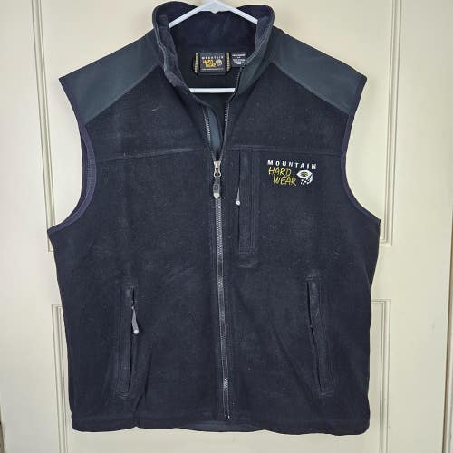 Mountain Hardwear Vest Mens Size: L Black Gore Windstopper Fleece Full Zip