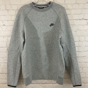Nike FB7916-063 Men's Athletic Sweatshirt Light Grey Heather S Small