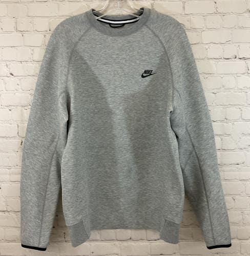 Nike FB7916-063 Men's Athletic Sweatshirt Light Grey Heather S Small